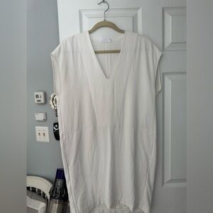 White Silk Everlane Size 2 Dress